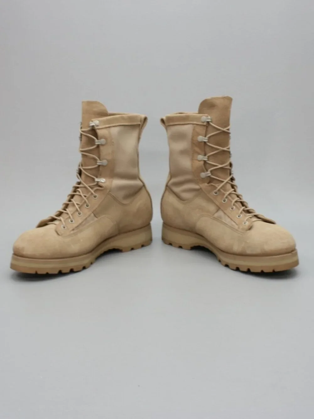 McRae Men's 11 W Wide US Army Military Coyote Tan Suede Gore-Tex Combat Boots